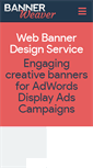 Mobile Screenshot of bannerweaver.com